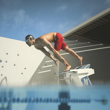 Arena Jammer de Natación Sólido de Colores de Equipo para Hombre, Traje de Baño Atlético MaxLife para Entrenamiento en Piscina, Bañador de Natación Competitivo