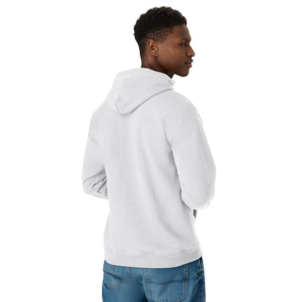 Hanes Men's EcoSmart Hoodie, Midweight Fleece, Pullover Hooded Sweatshirt, White, 4XL