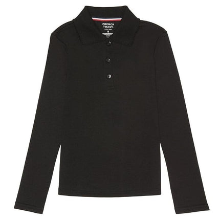 French Toast Girls Long Sleeve with Picot Collar (