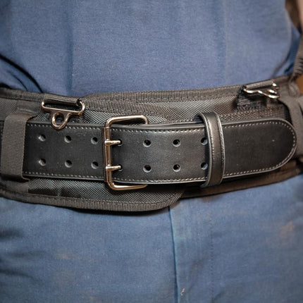 Klein Tools 55918 Tool Belt, Electrician Tool Belt for use with Modular Pouches from Klein Tools Click Lock Modular System, Size M
