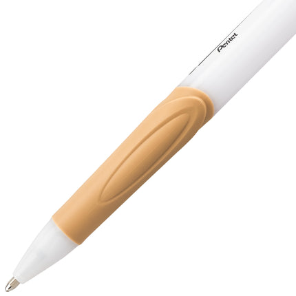 Bolígrafo Pentel GlideWrite con tinta TechniFlo, (1.0mm) Trazo Mediano, Tinta Oro Antiguo, Caja de 12 Bolígrafos (BX910-X)