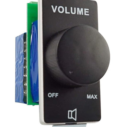 Rockville VOL70100 100 Watt Wall Volume Control 70V, 11-Step Attenuation, Euro-Block Connector, Dust-Protected, Perfect for Commercial Audio Systems