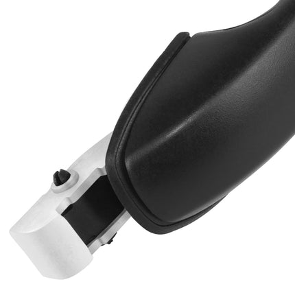 DNA MOTORING Rear Left Outer Door Handle Compatible with 03-05 Honda Pilot, Black, OEM-DHO-01148
