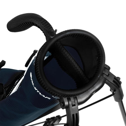 Orlimar Pitch 'n Putt Golf Lightweight Stand Carry Bag, Midnight Blue Par 3 Small Executive Golf Club Bag for a Few Clubs Range Men & Women with 2 Way Divider Top 1 Pocket Shoulder Strap Carry Handle