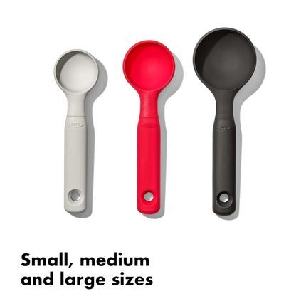 OXO Good Grips 3-Piece Silicone Cookie Scoop Set