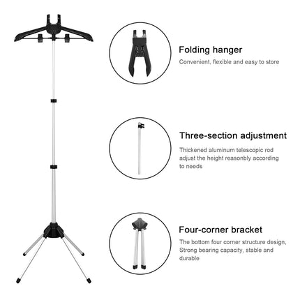 Handheld Garment Steamer Clothes Rack ,Foldable Garment Clothes Drying Rack,Handheld Hanging Ironing Machine Hanger Steam Ironing Machine Accessories Bracket,Handheld Garment Steamer Hanger