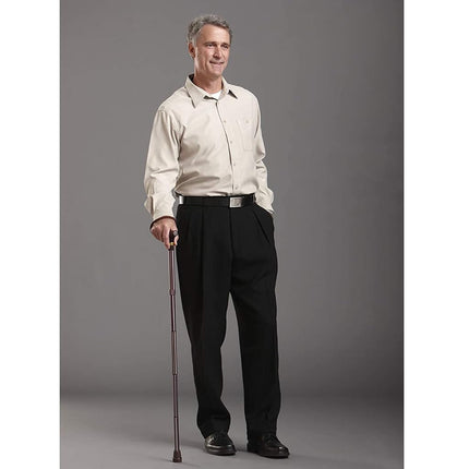 Switch Sticks Aluminum Adjustable Folding Cane and Walking Stick collapses and adjusts from 32 to 37 inches, Black