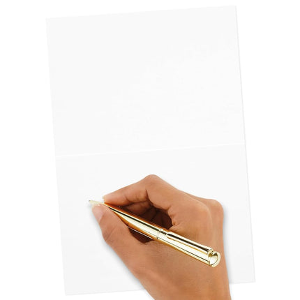 Hallmark Thank You Cards for Wedding, Baby Shower, Bridal Shower (Gold Foil Lettering, 100 Thank You Cards and Envelopes)