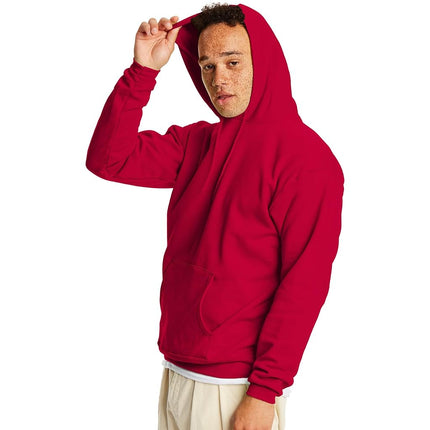 Hanes - 10oz Cotton Flannelette Sweatshirt Crew Neck, Intense Red, XXXXXL