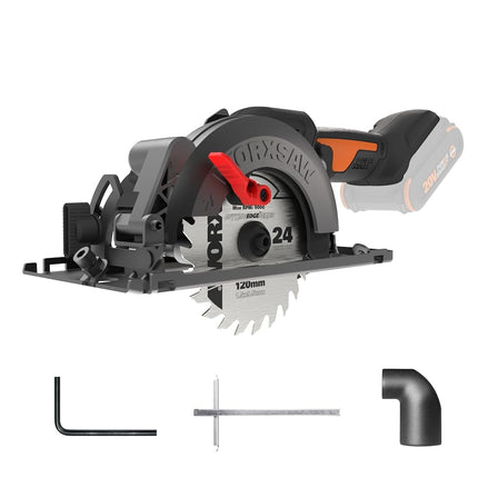 Worx WX531L.9 20V Power Share WORXSAW 4.5" Cordless Compact Circular Saw (Tool Only)