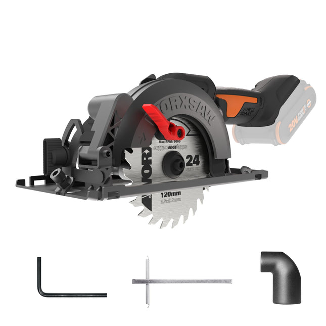 Worx WX531L.9 20V Power Share WORXSAW 4.5" Cordles