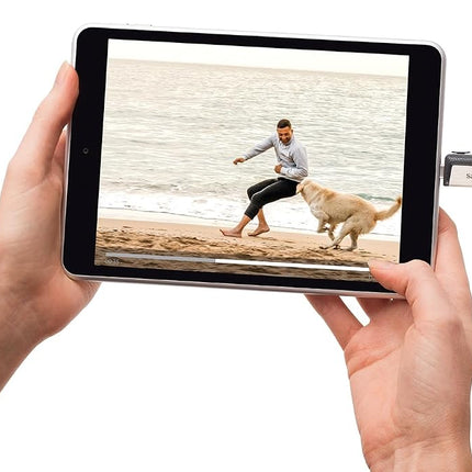 SANDISK Ultra Dual Drive USB Type-C Flash Drive 256GB (Phone Storage, for smartphones, tablets, Macs and computers, Retractable Double Connection USB Type-C & Type A, 150MB/s Transfer rates)