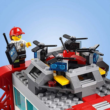 LEGO City Fire Brigade Fire Station 60215 (509 parts) light & sound - 2019