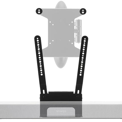 Flexson TV Mount Attachment for Sonos Beam in Black. Suitable for 40" to 80" TV