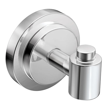 Moen DN0703CH Inspirations Single Robe Hook, Chrome, 2.44" W X 2.44" H