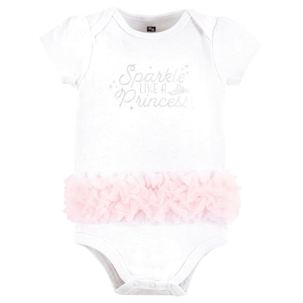 Grenouillères en coton Hudson Baby unisexe pour bébé, tutu princesse scintillante, 9-12 mois