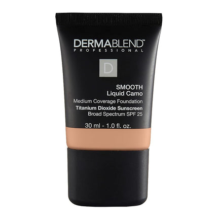 Dermablend Smooth Liquid Camo Foundation SPF 25-24 Hour Hydration - Buildable, Smoothing Coverage - Never Cakey Or Masky - Ideal For Normal, Dry, And Dehydrated Skin - 40C Sepia - 30 ML