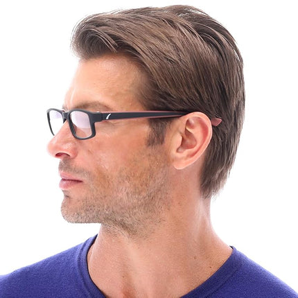 Sportex SAV Men's AR4160 Reading Glasses - Flexible, Durable, Ultra-Lightweight, High-Performance Readers For Men, Burgundy