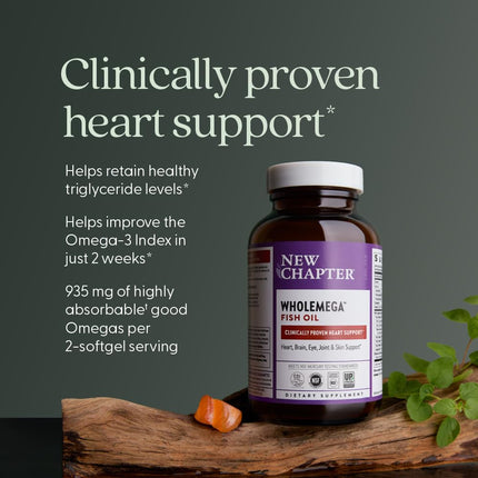 New Chapter Wholemega, 1000 Mg, 180-Count