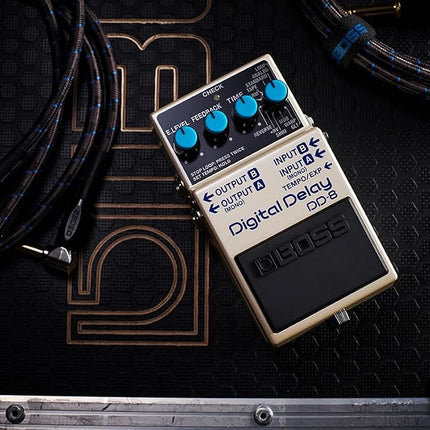 BOSS DD-8 Digital Delay Pedal, Diverse Sonic Range And Maximum Delay Power