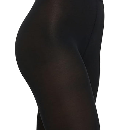 Wolford Women's Velvet de Luxe 50 Lined 50 DEN Tights, Blue (Admiral), X-Large