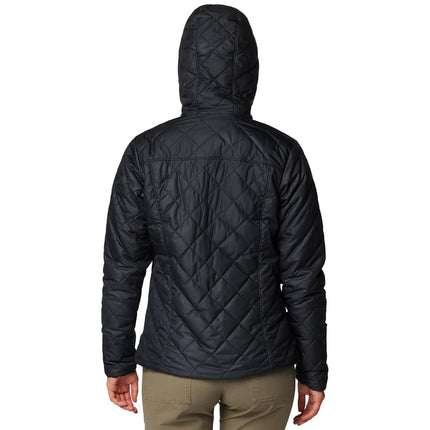 Chaqueta Columbia Copper Crest II con capucha para mujer, color negro, talla 2X Plus