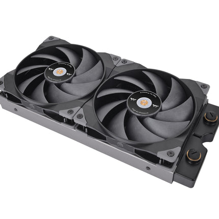 Thermaltake SWAFAN GT14 PC Cooling Fan, 3 Types of Detachable Fan Blades, High Pressure/High Air Flow/Reversed (Single Fan Pack) CL-F157-PL14BL-A