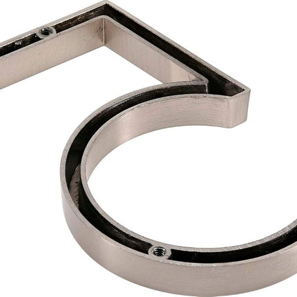 Distinctions 844705 Upgraded 5" Brushed Nickel Floating House Number 5