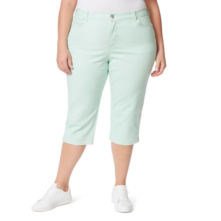 Gloria Vanderbilt Women's Amanda Capri Jean, Jade Breeze - Rivets, 6 Short