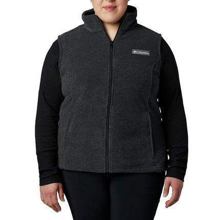 Columbia Women's Benton Springs Petite Full Zip Fleece Jacket, Cirrus Grey Heather, X-Large