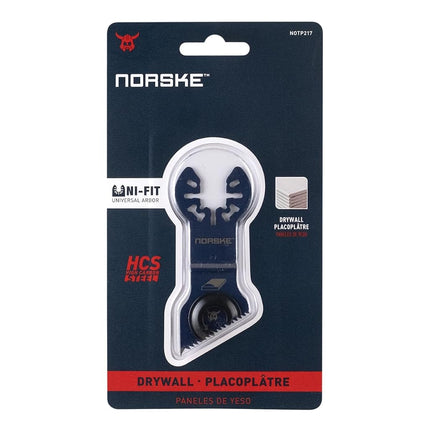 Norske Tools NOTP217 Oscillating Multi Tool Accessory Blade Universal Fit for Drywall Cutting