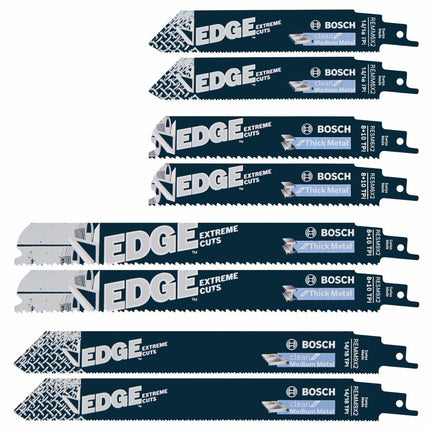 BOSCH RPM008 8 pc. Edge Pro-Metal Reciprocating Sa