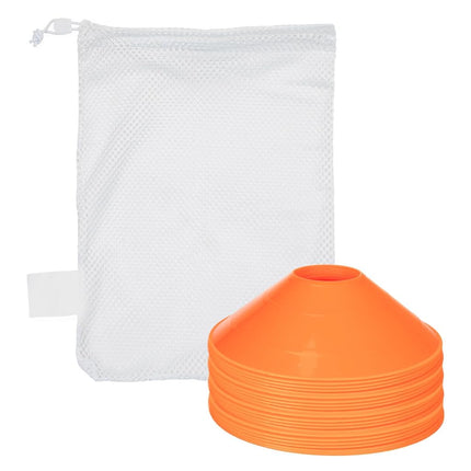 Champion Sports 25 Orange Cones with Mesh Bag