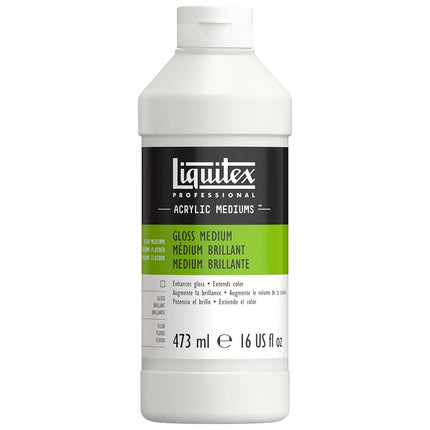 Liquitex Professional Gloss Fluid Medium and Varni