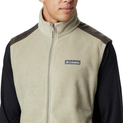 Columbia Men's Steens Mountain Vest Fleece, Tusk/Buffalo, 5X