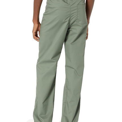 WonderWink Drawstring Cargo Pant, Olive, 3X-Large Tall