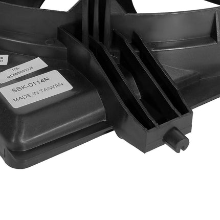 DNA MOTORING OEM-RF-0251 SU3115124 Factory Style AC Condenser Cooling Fan Assembly Replacement