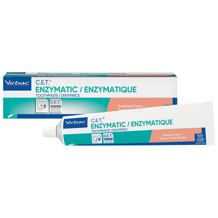 Virbac Toothpaste for Dogs and Cats, Seafood Flavo
