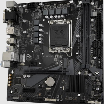 Gigabyte H610M S2H V2 DDR4 Motherboard - Supports Intel Core 14th CPUs, 6+1+1 Hybrid Phases Digital VRM, up to 3200MHz DDR4 (OC), 1xPCIe 3.0 M.2, GbE LAN, USB 3.2 Gen 1