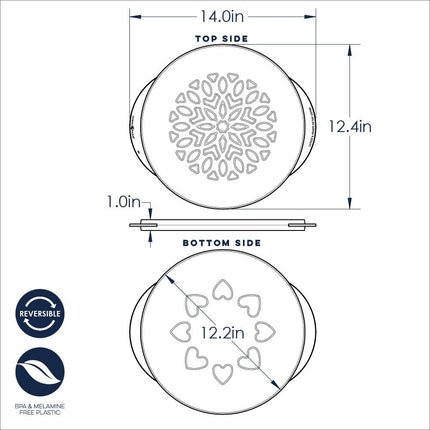 Nordicware 59880 Lattice and Hearts Pie Top Cutter