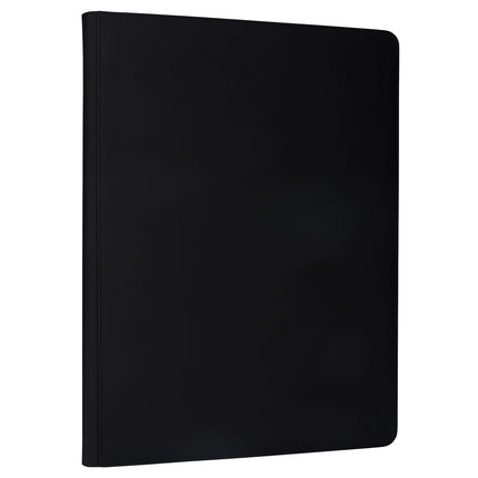 Grin Owl 36‑Pocket Ringless Trading Card Binder – Holds 2304 Cards, Side‑Loading Black Pages, Zipper Collection Album for TCG & Sports Cards