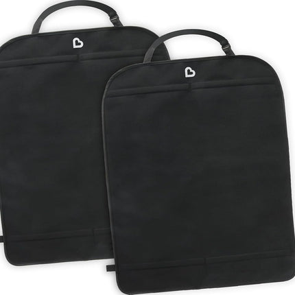 Munchkin BRICA Deluxe Kick Mats, 2 Count - Protective Car Back Seat Covers for Children