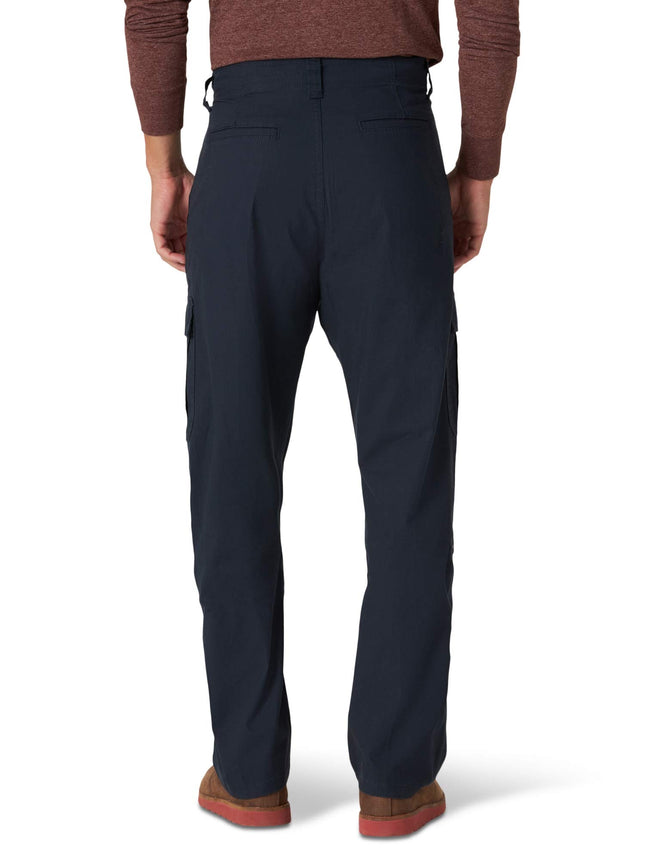Pantalon cargo extensible Wrangler Authentics pour homme, décontracté, marine, 34W x 29L