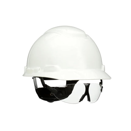 3M Safety Glasses, ANSI Z87, Anti-Fog Clear Lens, Attaches to Hard Hat Suspension