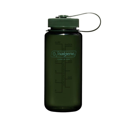 Nalgene Sustain Tritan BPA-Free Water Bottle Made with Material Derived from 50% Plastic Waste, 16 OZ, Wide Mouth, Jade