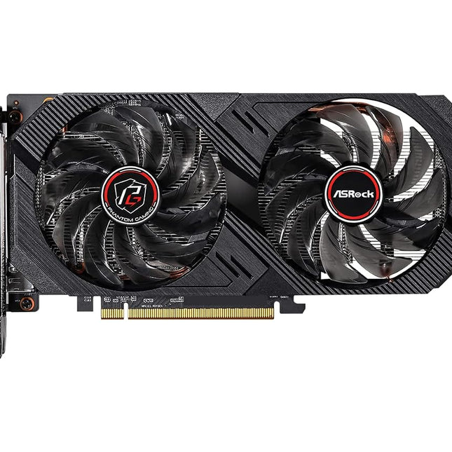 Asrock Radeon RX 6500 XT Phantom Gaming 4GB OC GDDR6 Graphics Card, RDNA2, AMD FidelityFX, 1024 Streams, 2820MHz Boost
