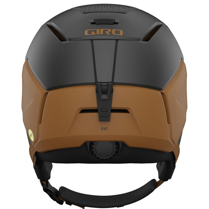 Giro Tenet MIPS Ski Helmet - Snowboard Helmet for Men, Women & Youth - Metallic Coal Tan- M (55.5-59cm)
