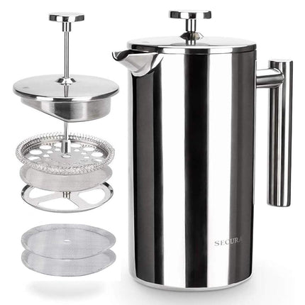 Secura Stainless Steel French Press Coffee Maker 1