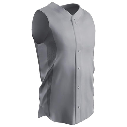 Camiseta de béisbol sin mangas CHAMPRO Reliever con botones