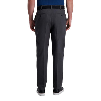 Haggar Men's PLN Cool Right Pant, Dark Grey, 34 X 30